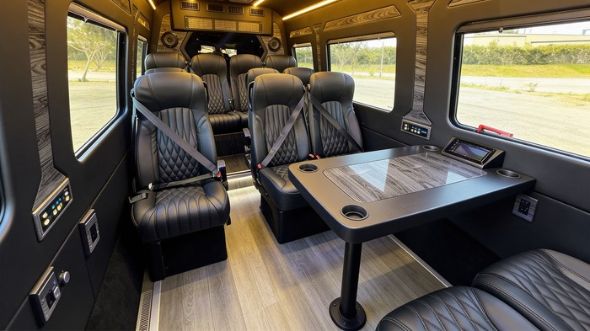 12 passenger sprinter van interior concord