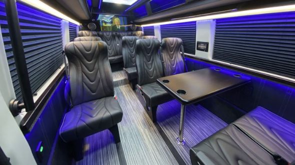 18 passenger sprinter van interior san mateo