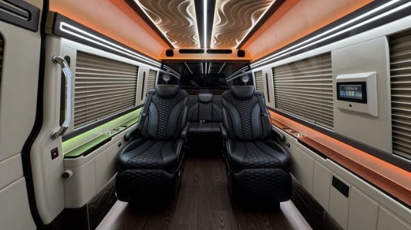 8 passenger sprinter van interior fremont