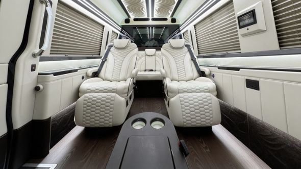 8 passenger sprinter van interior san mateo