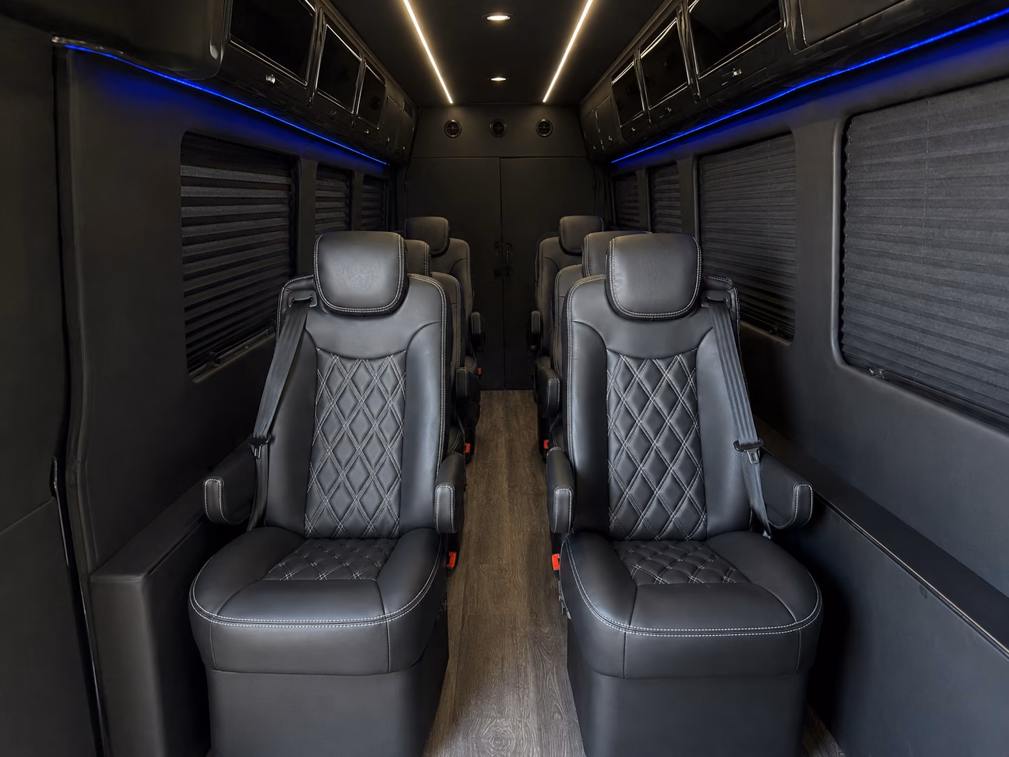 san mateo 10 passenger sprinter van inside