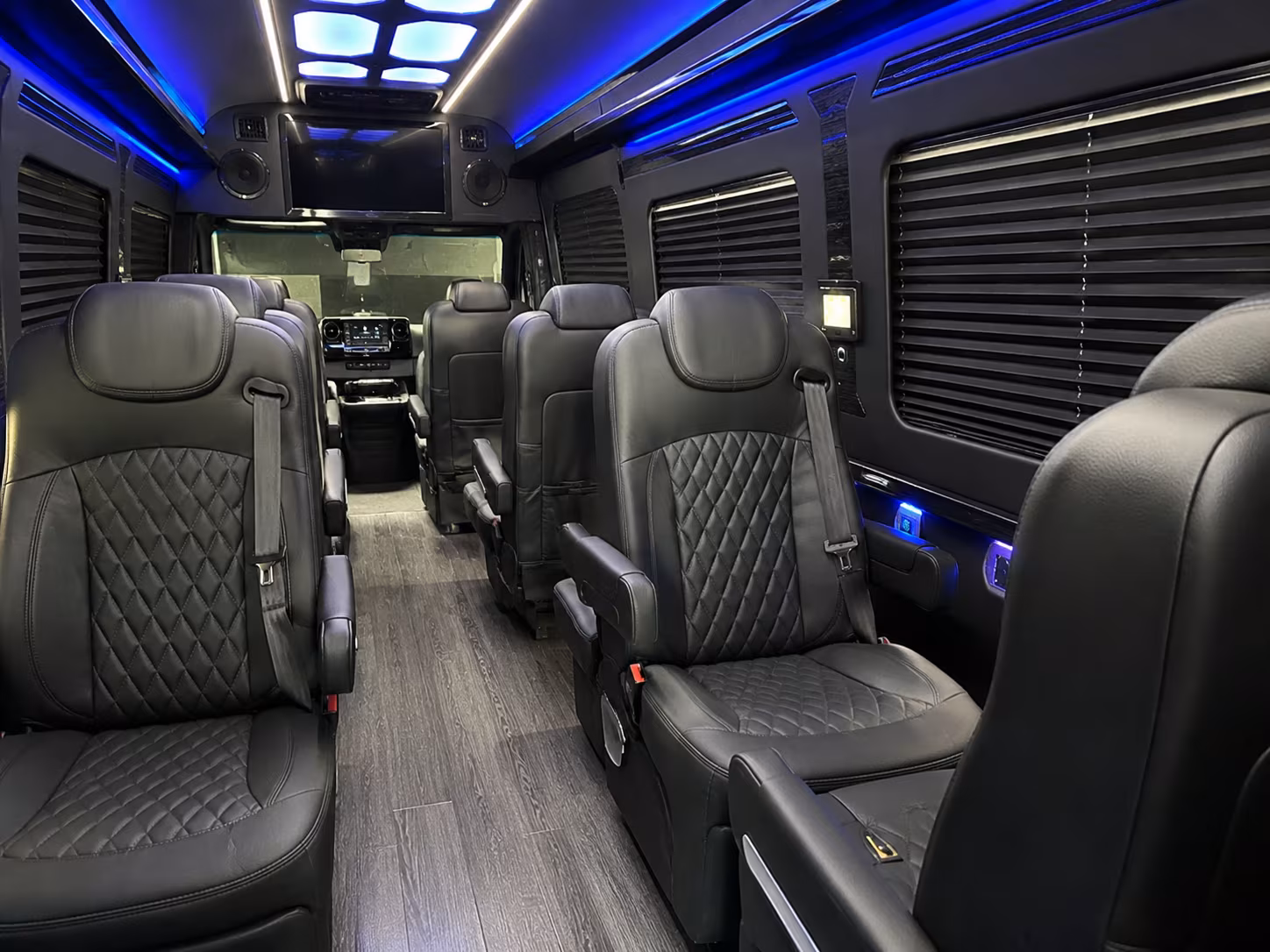san mateo 15 passenger sprinter van inside