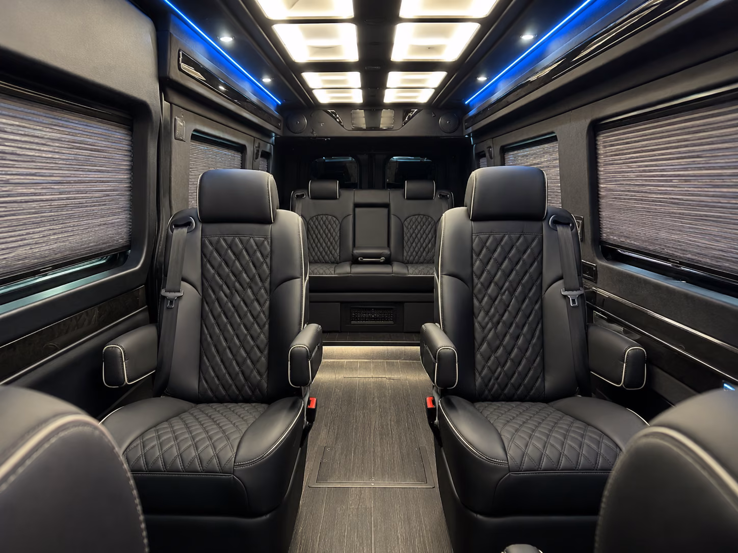 san mateo 8 passenger sprinter van inside