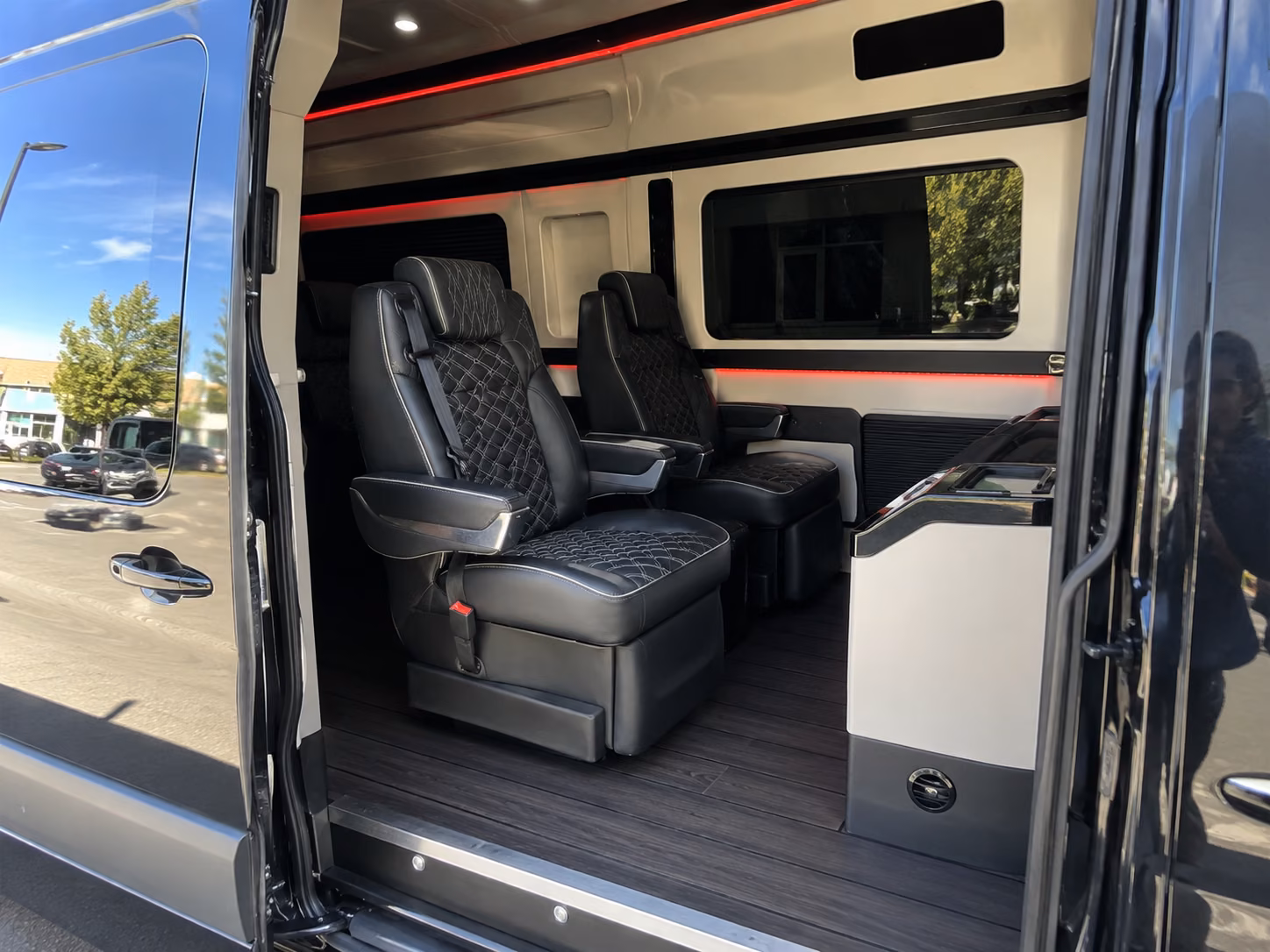 san mateo 8 passenger sprinter van interior